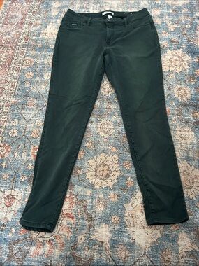 Nine West Women's Stretch Jessica Jegging Pants, Ankle Length Green Sz 14